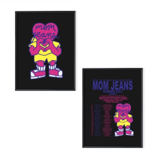 Discover Mom Jeans 2024 Tour Poster Set, Mom Jeans Band Fan Poster Set