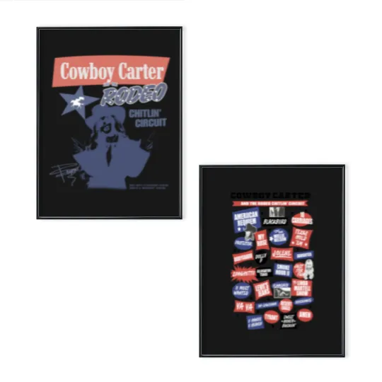 Discover Beyonce Cowboy Carter  Color Poster Set