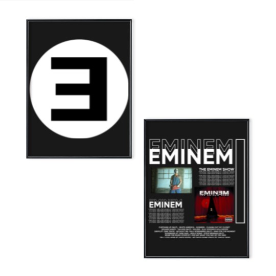 Discover Eminem The Marshall Mathers LP Graphic Poster Set Men Women