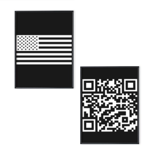 Discover Trump Dance Qr Code Poster Set, Trump Dancing, Republican Gift