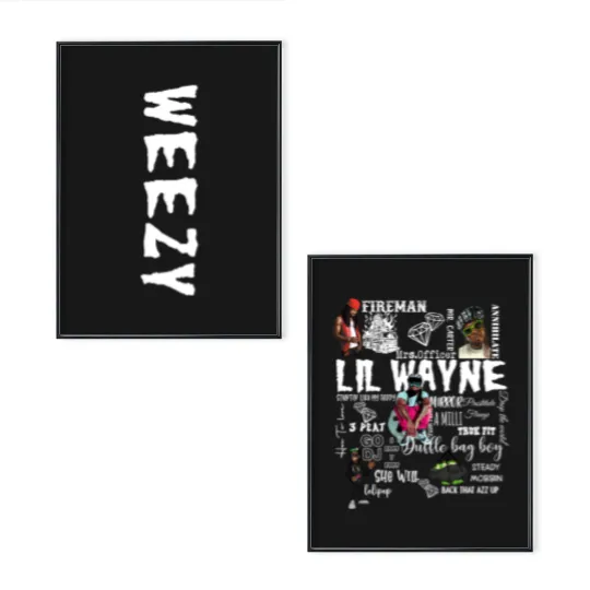 Discover Lil Wayne Wezzy song Poster Set top crewneck