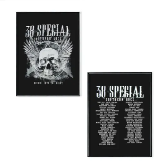 Discover New 38 Special Rockin' Into The Night Gift For Fans Unisex S-5XL Poster Set