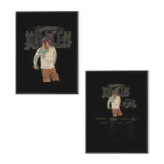 Discover Wallen Western I'm the Problem Tour 2025 Double Sided Poster Set, Fans Gift