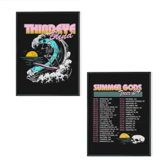Discover Third Eye Blind Summer Tour Poster Set 2024