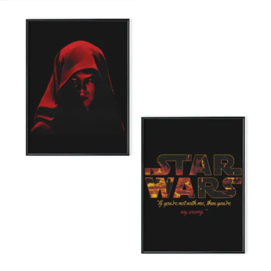 Discover Vintage Anakin Revenge of the Sith Poster Set Anakin Skywalker Poster Set