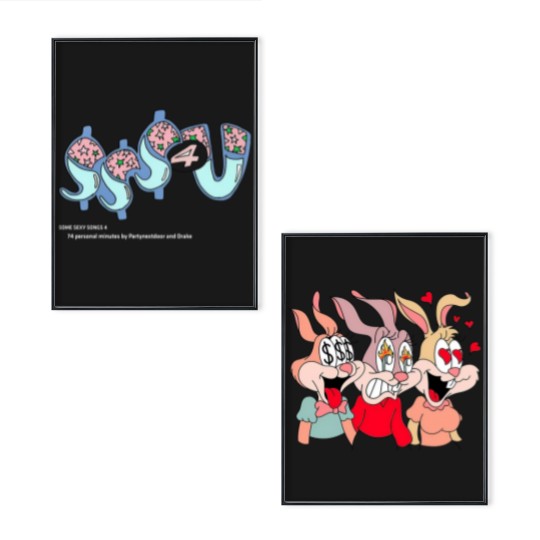 Discover Rapper PARTYNEXTDOOR & Drake Album Some Sexy Songs 4 U SSS4U 2025 Poster Set