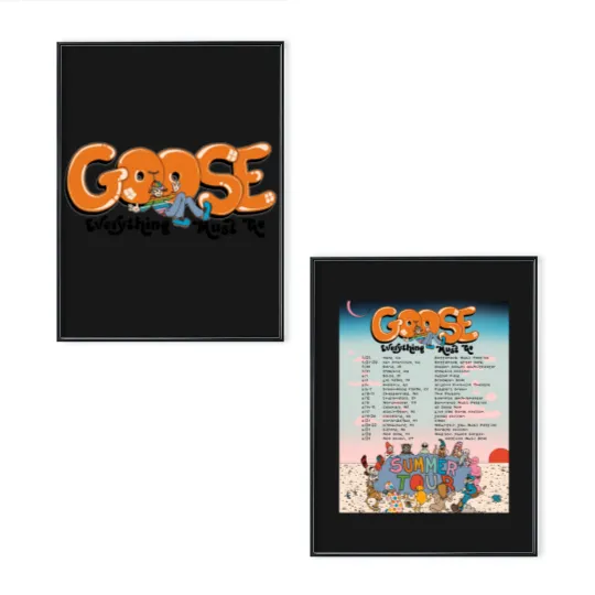 Discover Goose Band Everything Must Go Summer Tour 2025 Dates List Poster Set