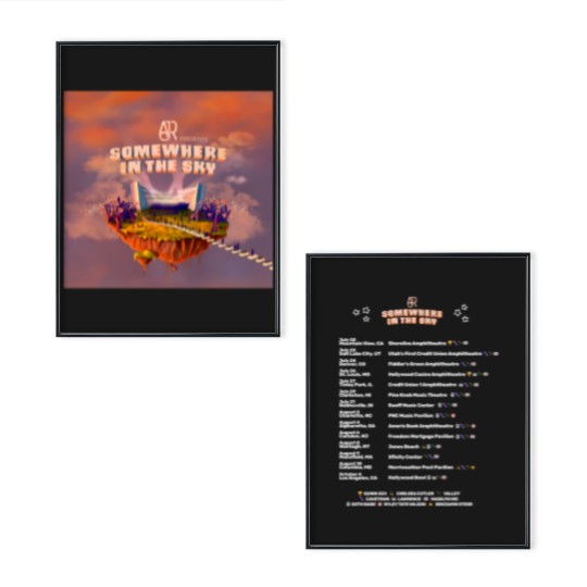 Discover AJR Somewhere In The Sky Tour 2025 Poster Set Gift for Friends All Size S-4XL
