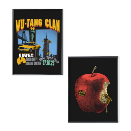 Discover Wu-Tang Clan Final Chamber Tour New York City  2025 Unisex Poster Set