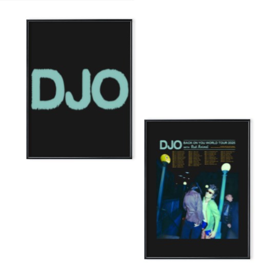 Discover Djo Back on You World Tour 2025 Poster Set The Crux Album New 2025 Poster Set
