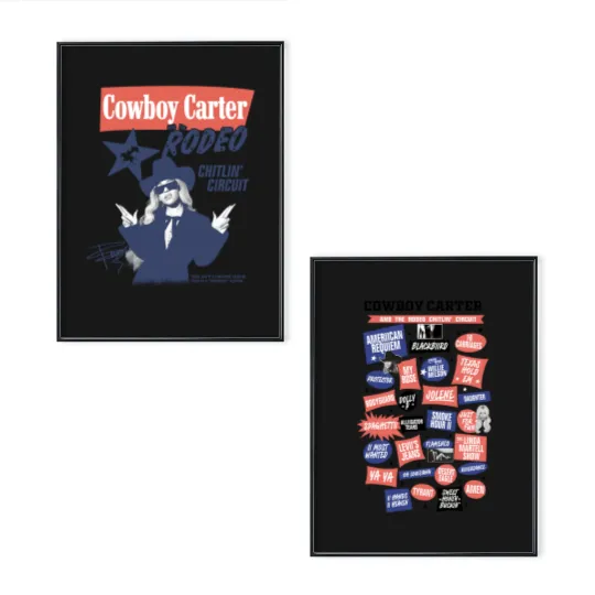 Discover Beyonce Cowboy Carter Poster Set