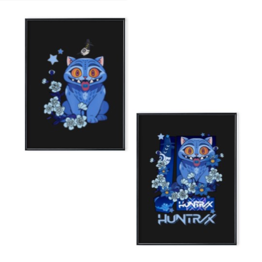 Discover 2025 Anime K-Pop Demon Hunters Derpy Tiger Poster Set Men Women