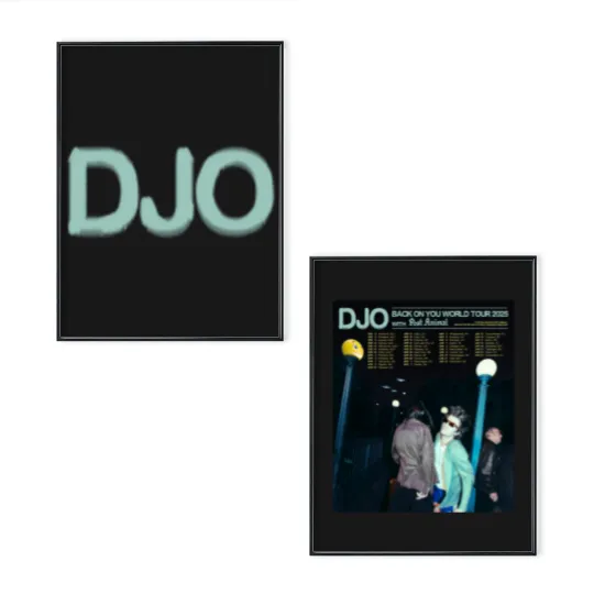 Discover Djo Back on You World Tour 2025 Poster Set
