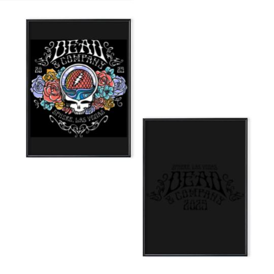 Discover Dead And Company Sphere Las Vegas 2025 Tour Poster Set Fan Gift