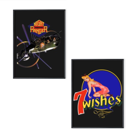 Discover Night Ranger - 7 Wishes Poster Set