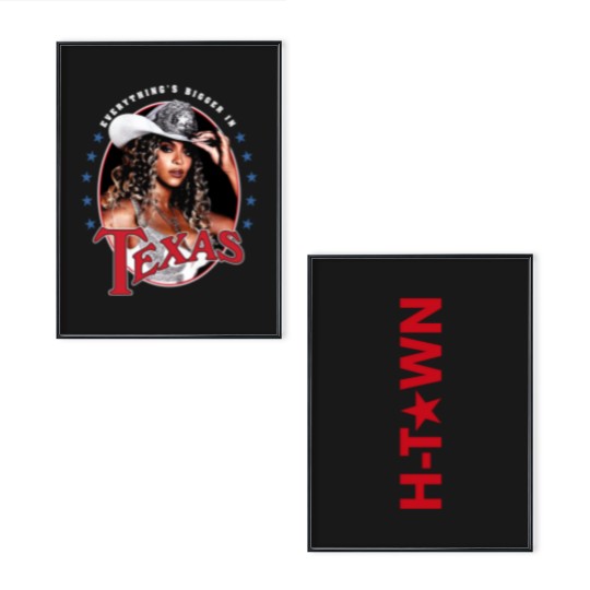 Discover Beyonce Cowboy Carter 2025 Houston, TX  Poster Set