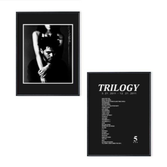 Discover Trilogy Album Poster Set Weeknds