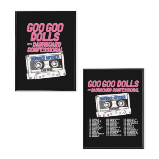 Discover HOT! Goo Goo Dolls Summer Anthem Tour 2025 Poster Set ALL Size S-5XL