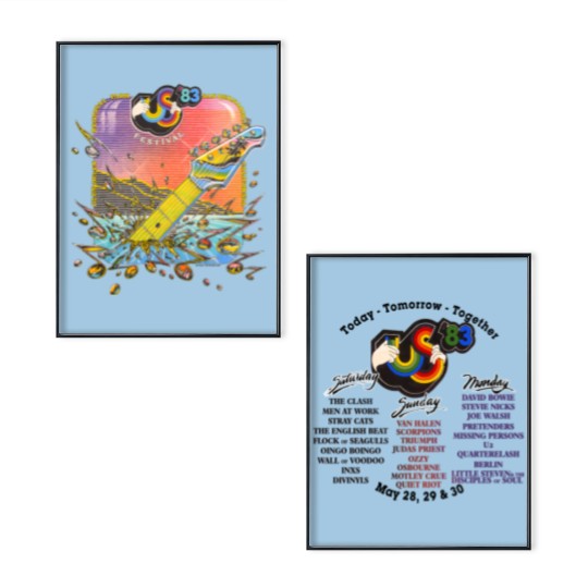 Discover 83 us festival music Poster Set oingo boingo Poster Set
