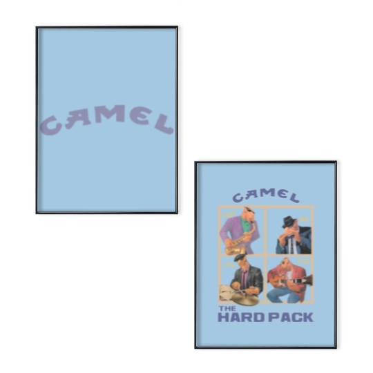 Discover 90s Camel The Hard Pack Poster Set | Joe Camel Promo Poster Set