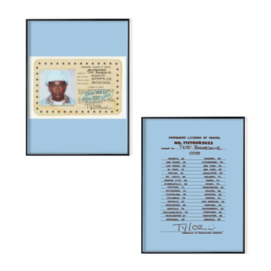 Discover Tyler The Creator CMIYGL Tour Aesthetic Poster Set, Tyler The Creator Poster Set