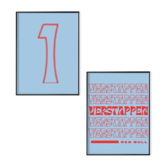 Discover Max Ver stappen Poster Set Racing Poster Set