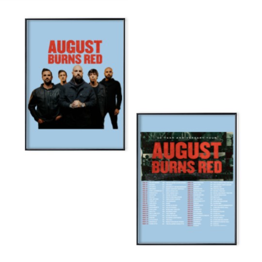 Discover August Burns Red 20th Anniversary Tour 2023 Poster Set