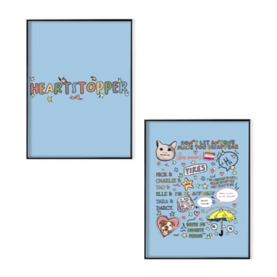 Discover Vintage Heartstopper Season 2 Poster Set