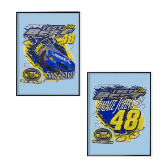 Discover Jimmie Johnso 2004 Vintage Poster Set, , Jimmy Johnson Racing Poster Set