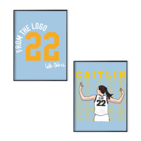 Discover Caitlin Clark Poster Set, American Clark 22 Basketball