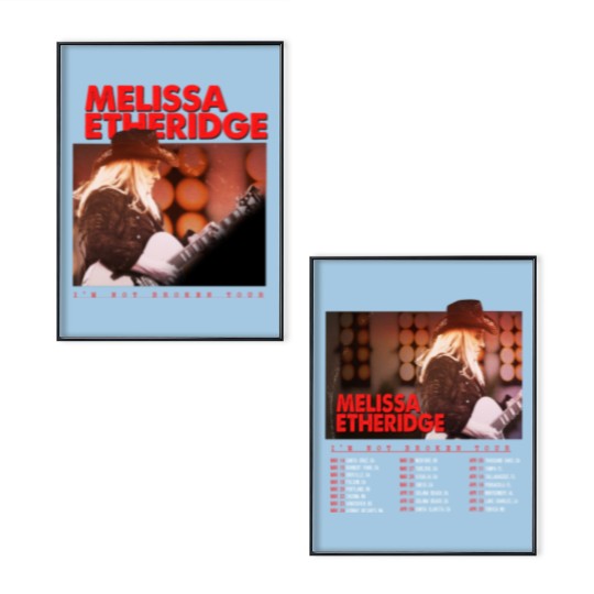 Discover Melissa Etheridge I'm Not Broken 2024 US Tour Poster Set