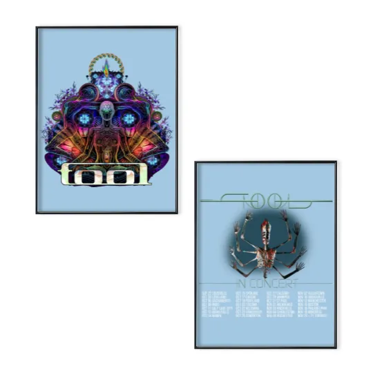 Discover Tool Band Concert Poster Set 2023