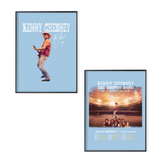 Discover K Ches Sun Goes Down 2024 Tour Poster Set, Country Music Tour Poster Set, Kenny Che