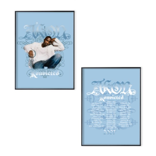 Discover Akon 2023 Concert Poster Set