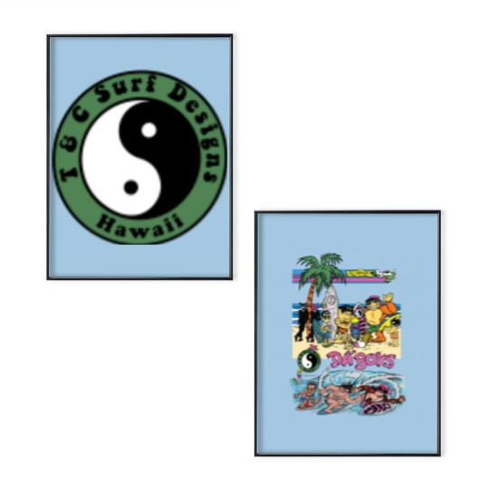 Discover T&C 80s Life Down Under Poster Set, T&C Surf Designs Poster Set