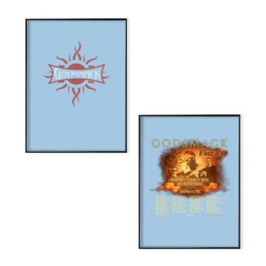 Discover Godsmack New Album 2024 Poster Set, Godsmack Rock Band Tour Concert, Gift for Fan
