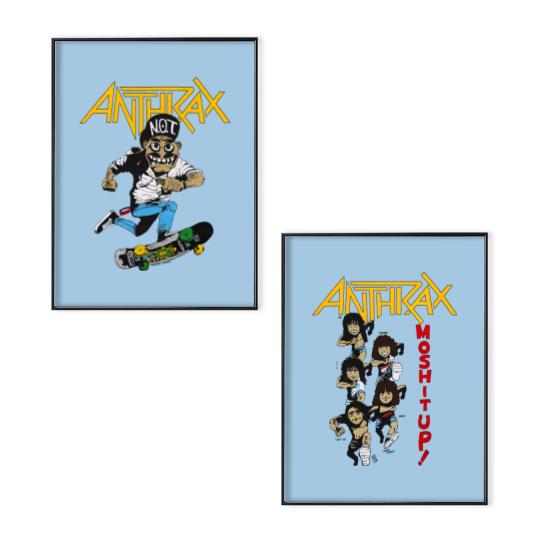 Discover Anthrax Mosh it Up Tour 1987 Poster Set