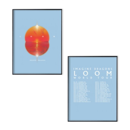Discover Imagine Dragons Youth Poster Set, Loom Tour 2024 Kids Poster Set, Imagine Dragons Band Fan
