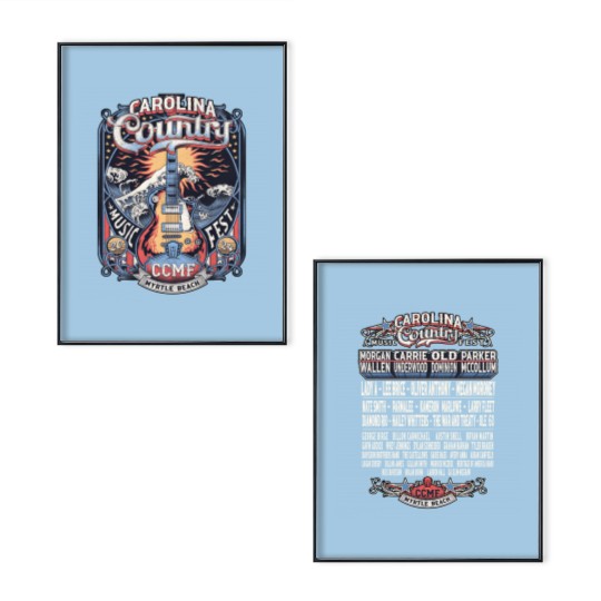 Discover CAROLINA COUNTRY MUSIC FESTIVAL 2024 Poster Set