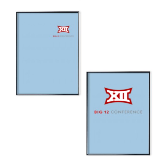Discover Big 12 Conference Logo Poster Set