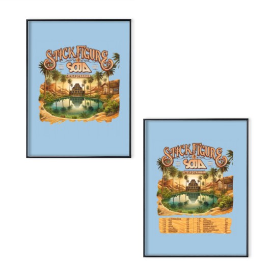 Discover Stick Figure  Sacred Sands Summer Tour 2024 Poster Set