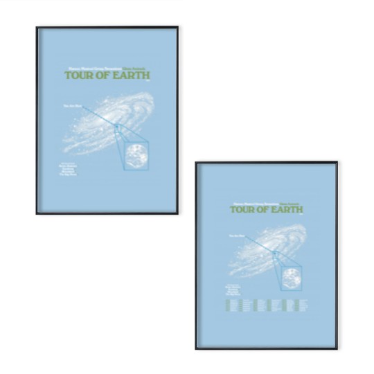 Discover Glass Animals - Tour of Earth 2024 Poster Set, Glass Animals Band Fan Poster Set