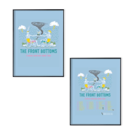 Discover The Front Bottoms - Finding Your Way Home Tour 2024 Poster Set