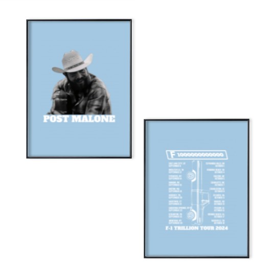 Discover F 1 Trillion - Posty - Country Song Poster Set - 2024 Tour