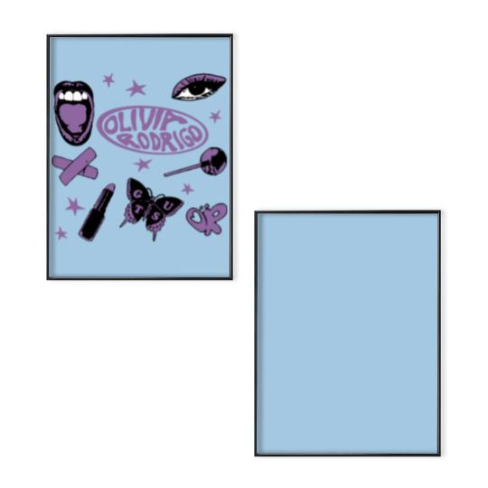 Discover Olivia Rodrigo Guts  Olivia Rodrigo Guts Merch Poster Set