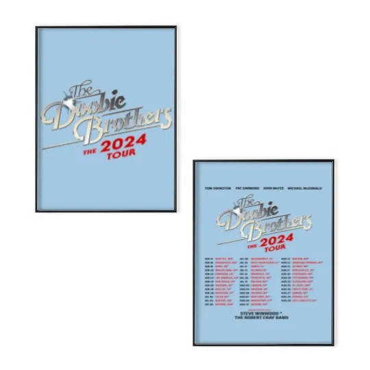 Discover The Doobie Brothers The 2024 Tour Poster Set