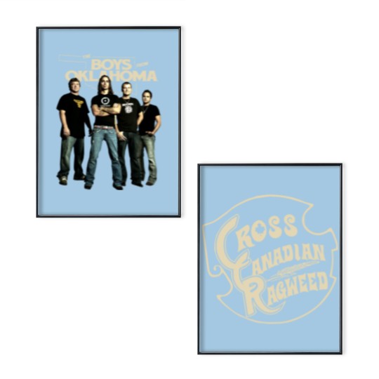 Discover Cross Canadian Ragweed Vintage Poster Set, Ragweed Concert 2025 Poster Set,