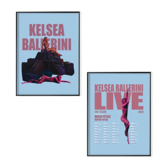 Discover New Kelsea Ballerini 2025 tour Gift For Fans Unisex  Poster Set