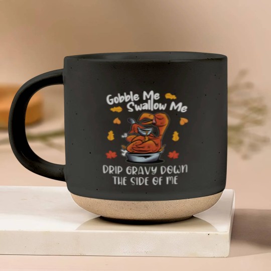 Discover Gobble Me Swallow Me Pottery Mugs Funny Turkey Thanksgiving 2021 Pottery Mugs