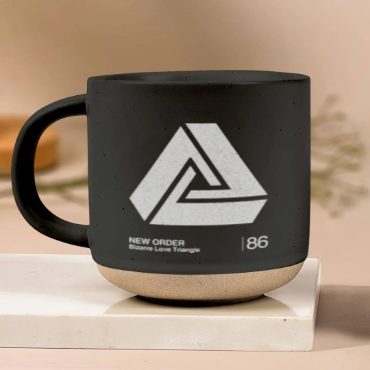 Discover Bizarre Love Triangle / Minimalist Graphic Artwork Design - New Order - Pottery Mugs